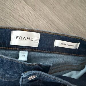 FRAME Denim, Le Slim Palazzo Women's High-Rise Wide leg jeans in Blue